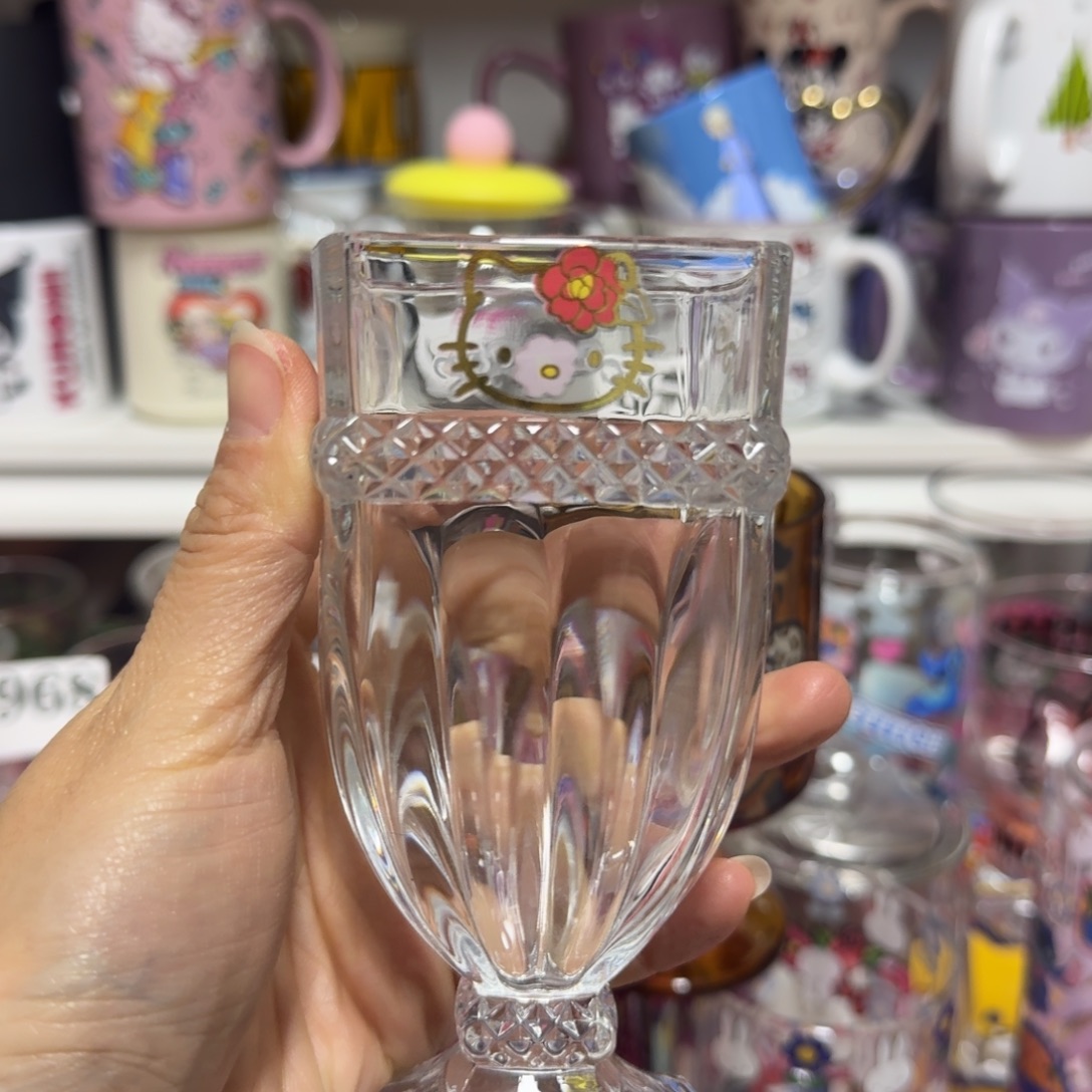 卷***）水晶玻璃吸管款方杯