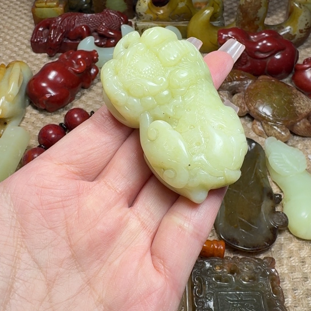 白玉菩提吊坠挂件