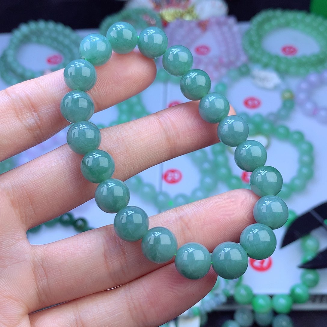 翡翠未镶嵌毛衣链