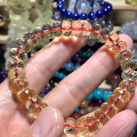 水晶手串刻面未镶嵌l****忘手串刻面