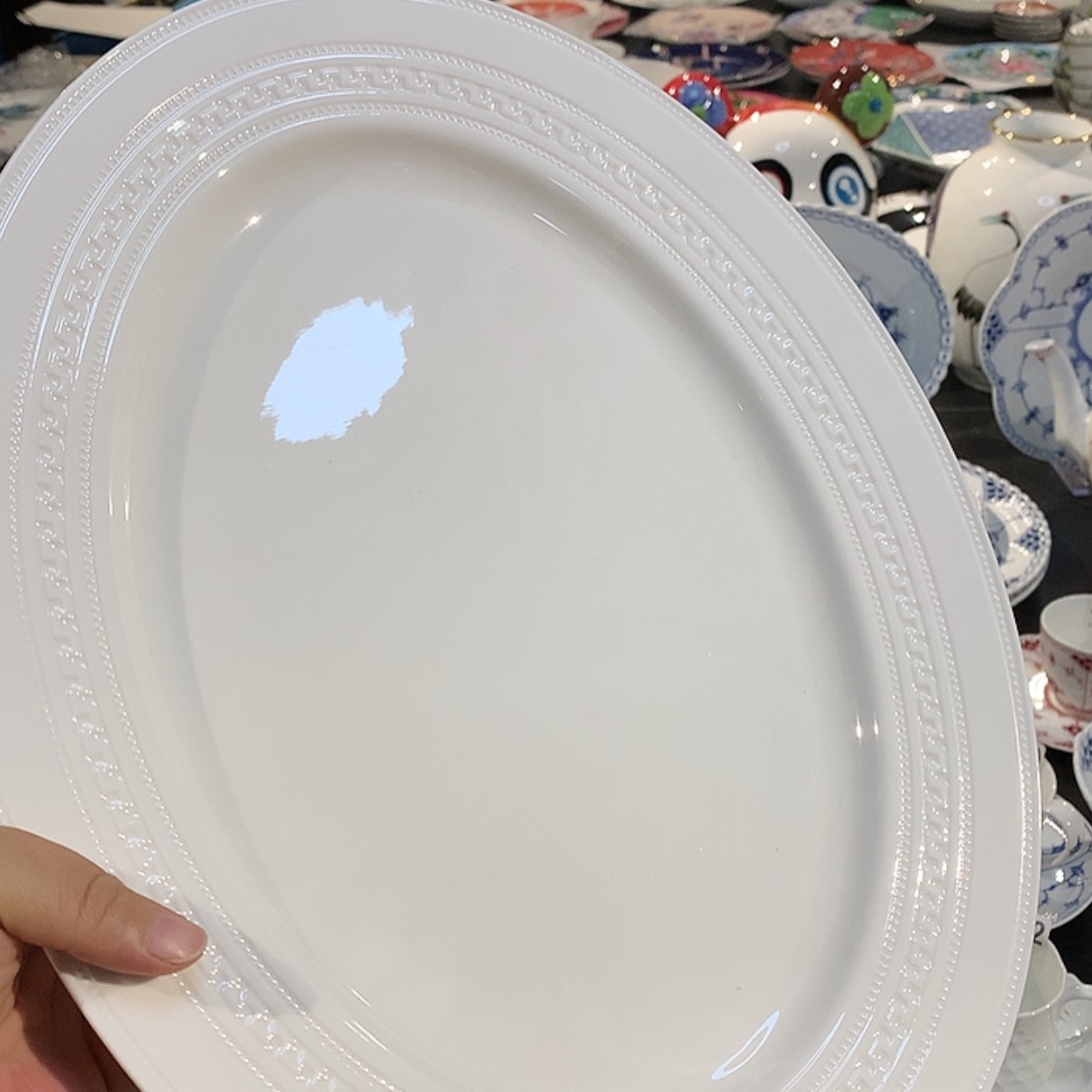 【闪购商品】瓷片鱼盘