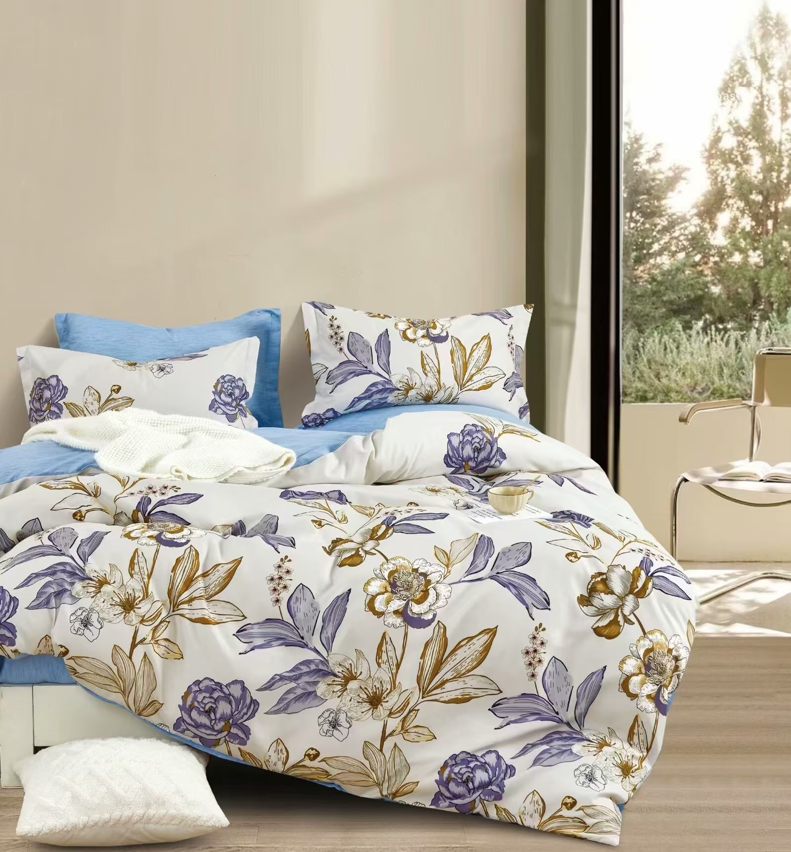 双人被套-【丹凤】尺寸2米×2.3米成品被套铂金系列柔软斜纹面料