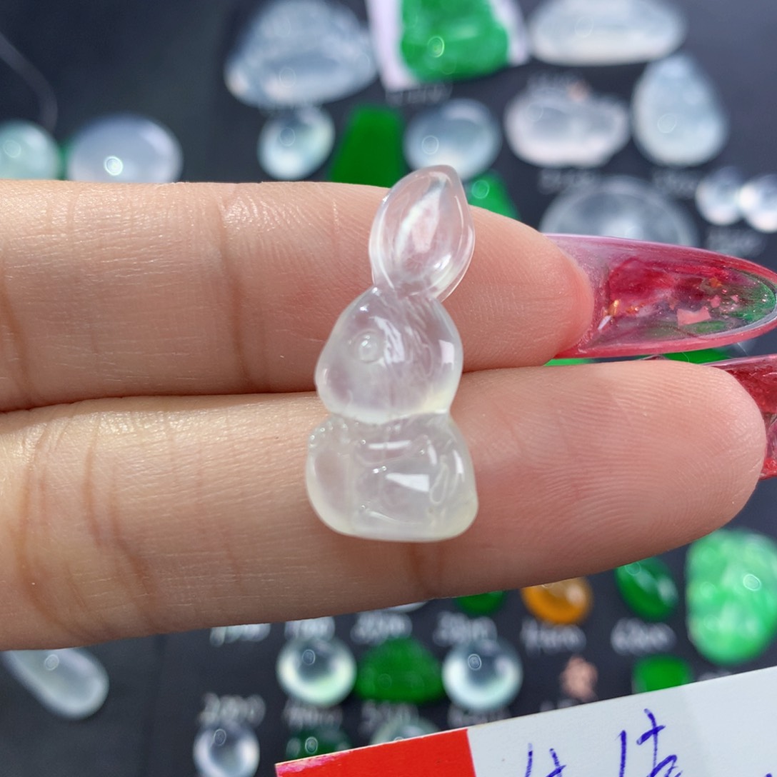 翡翠颈饰未镶嵌纯天然缅甸A货翡翠