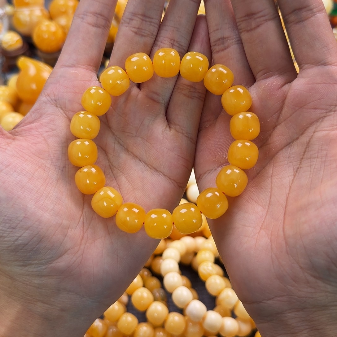 琥珀未镶嵌珠宝奇石12mm同料