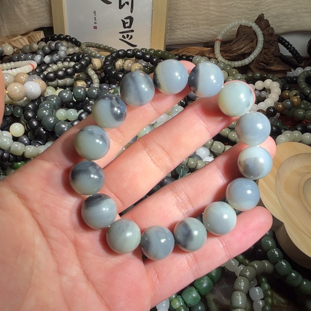 和田玉手链未镶嵌