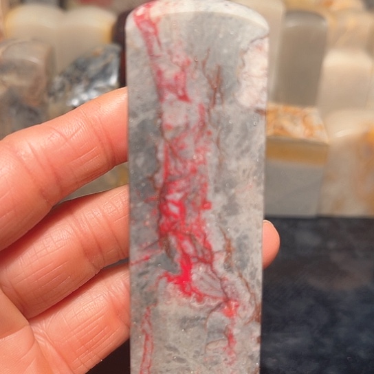 昌化石印石春*哥昌化鸡血石