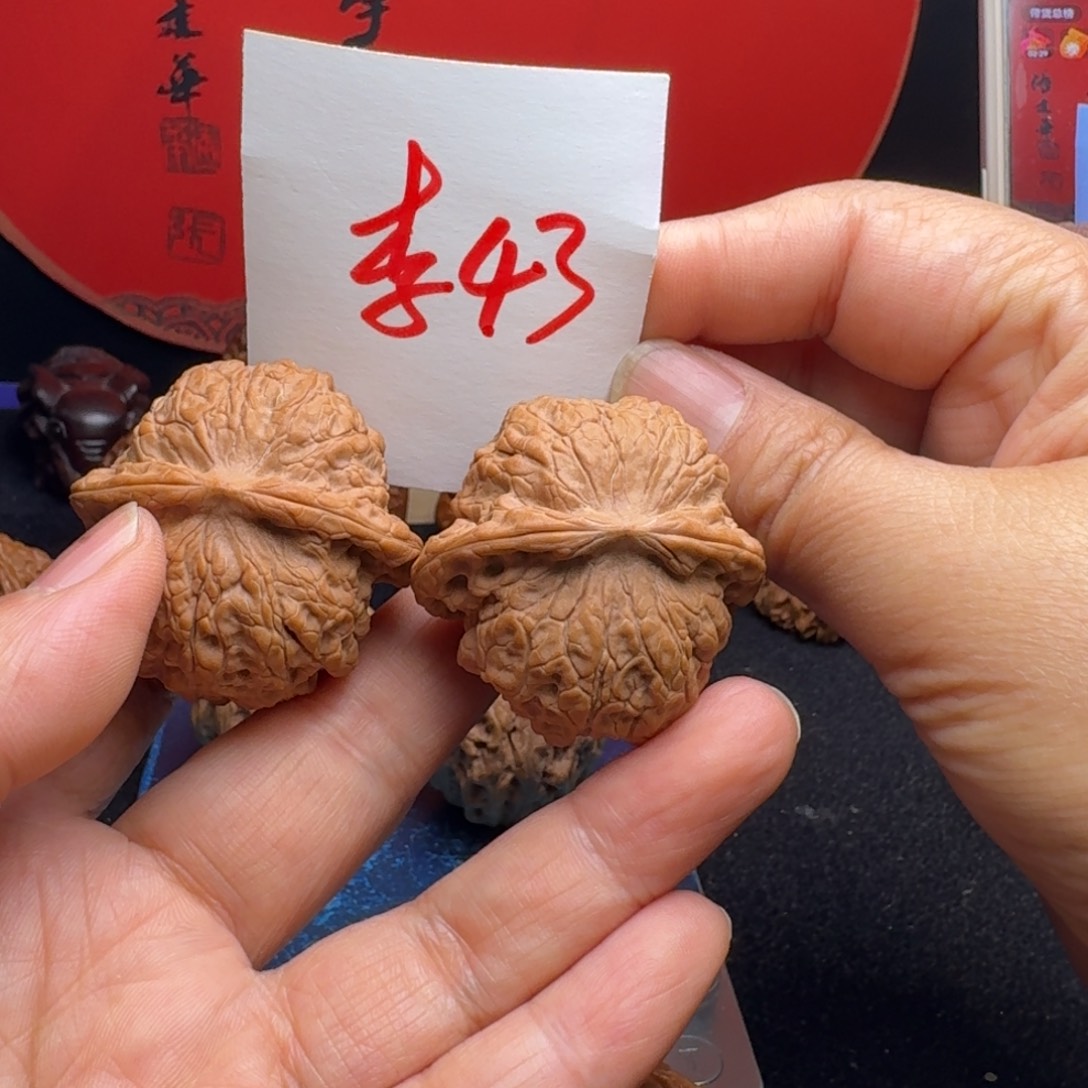 文玩核桃把件血麒麟42