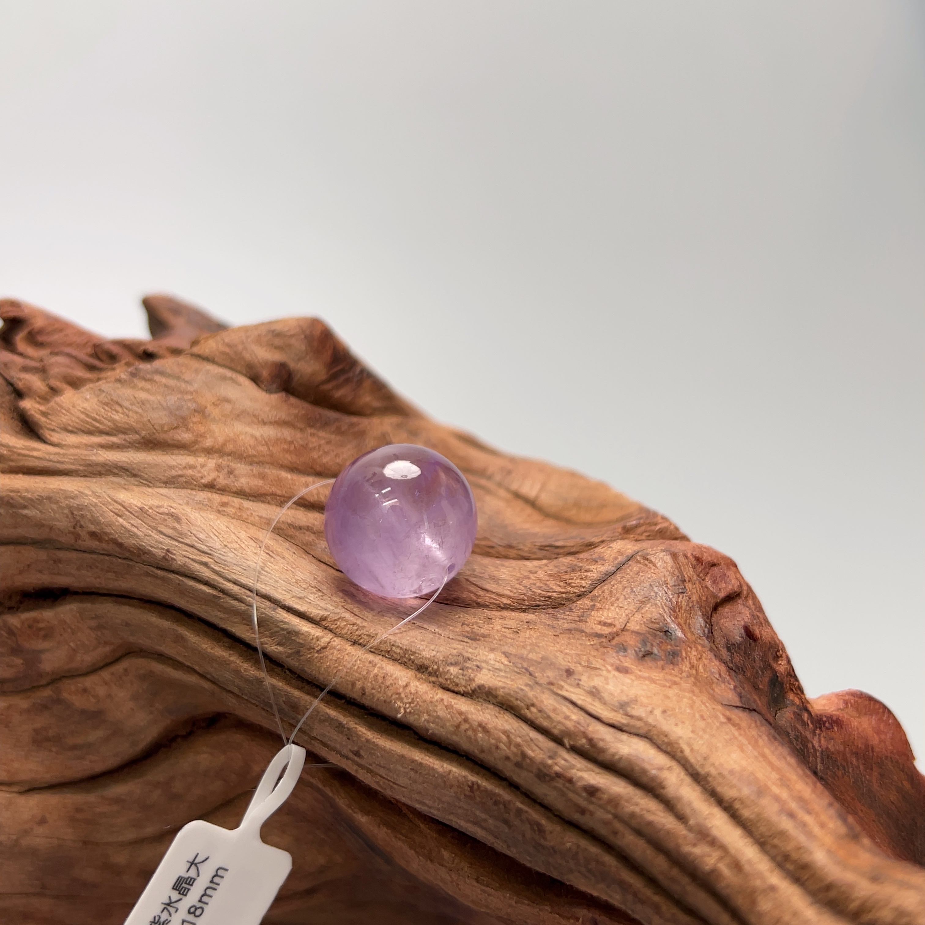 薰衣草紫水晶大单珠17-18mm