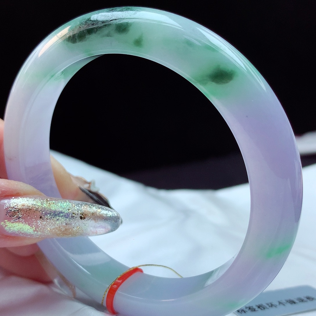 未镶嵌手镯翡翠57圈4921