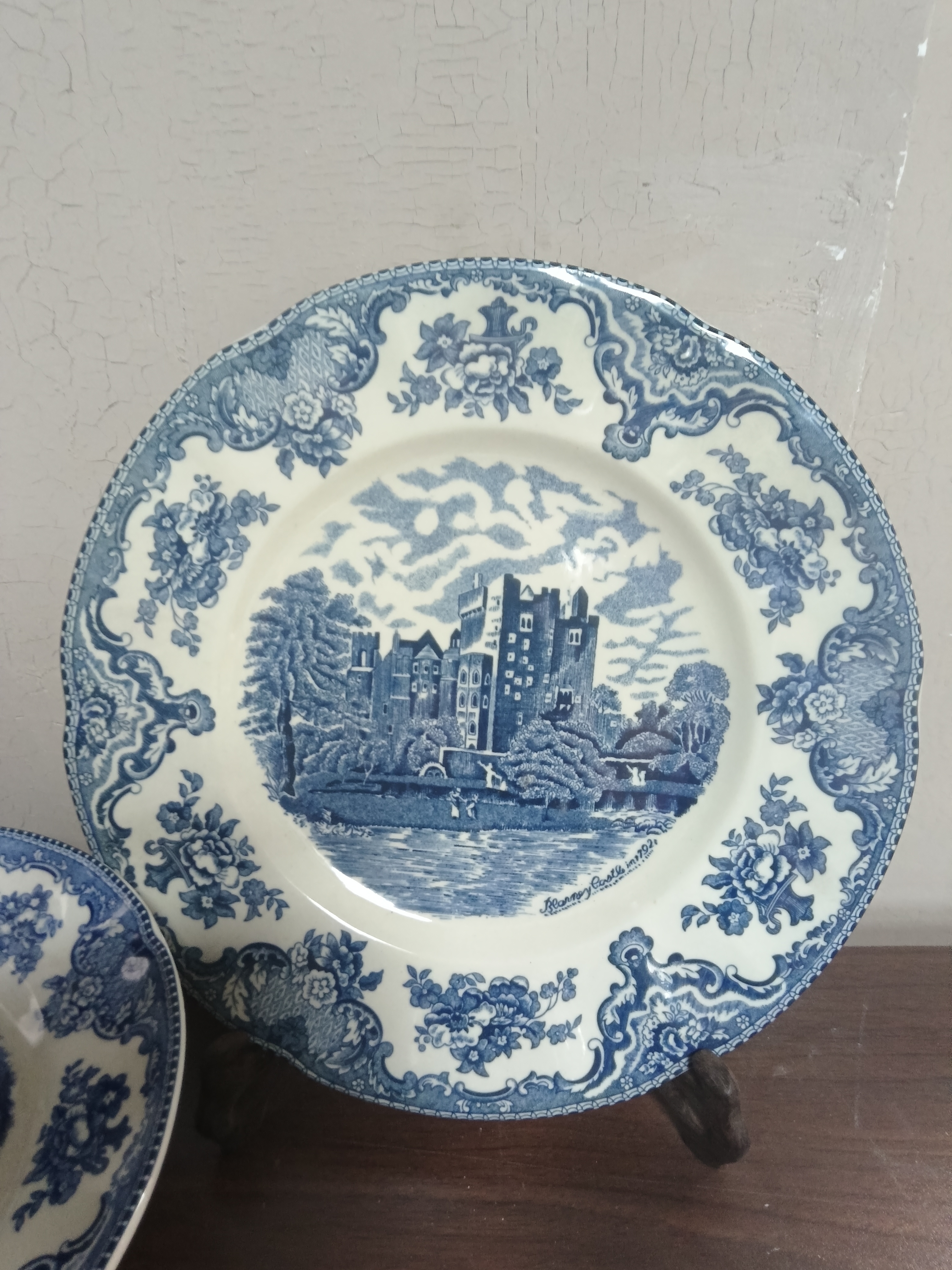 国营尾货蓝宝十寸盘一个微瑕