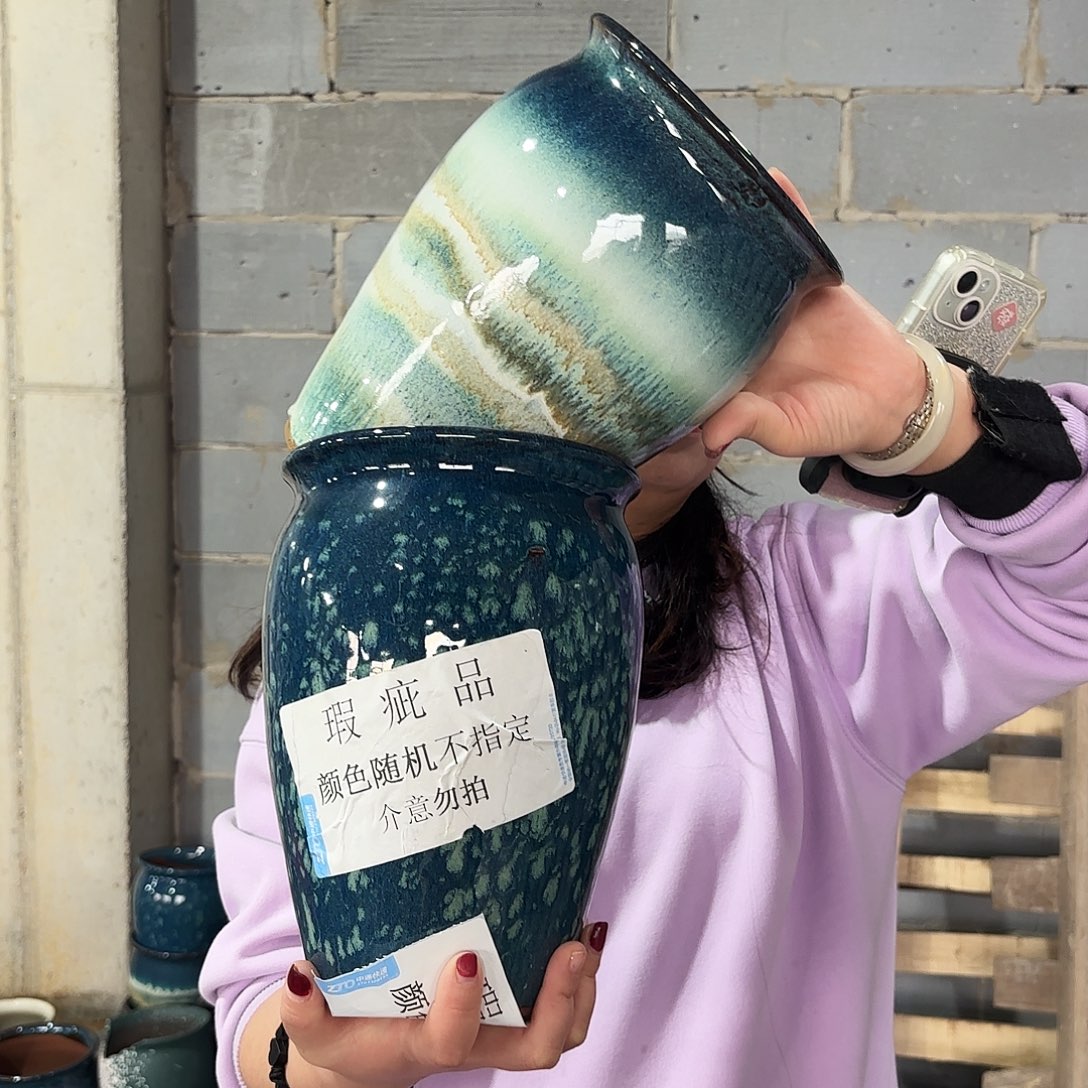 瑕疵两个17/24紫砂