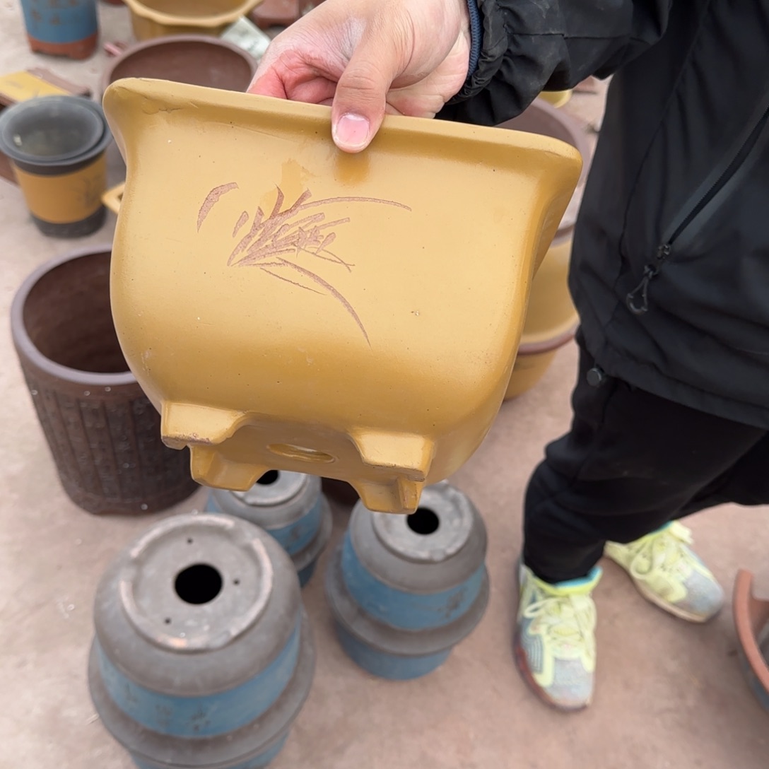 紫砂花盆口径18.13口径