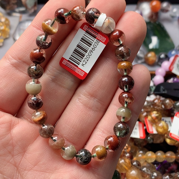 水晶手串未镶嵌天然