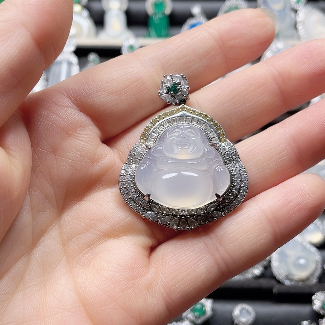 玛瑙/玉髓挂件合金