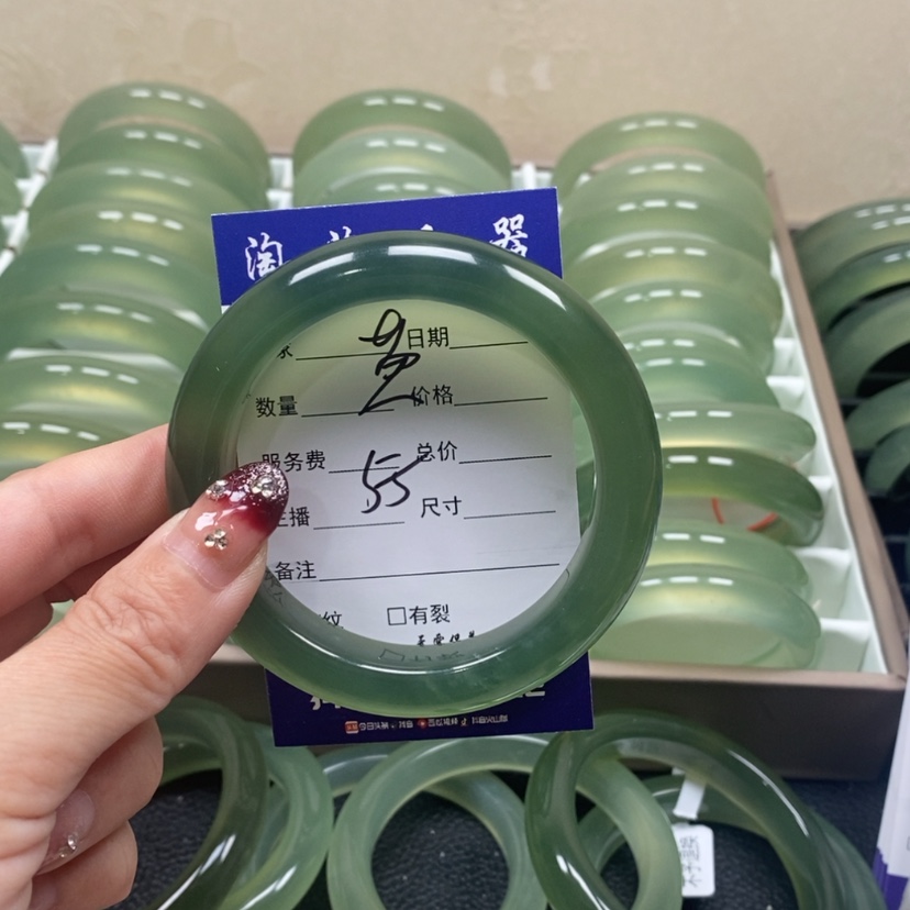 【闪购商品】蛇纹石玉手镯未镶嵌黄*黄