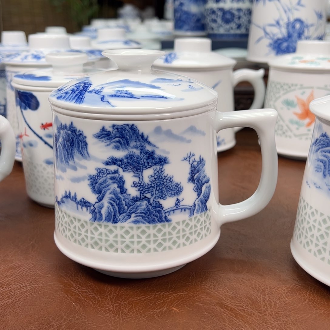 清***草景德镇陶瓷高温陶瓷