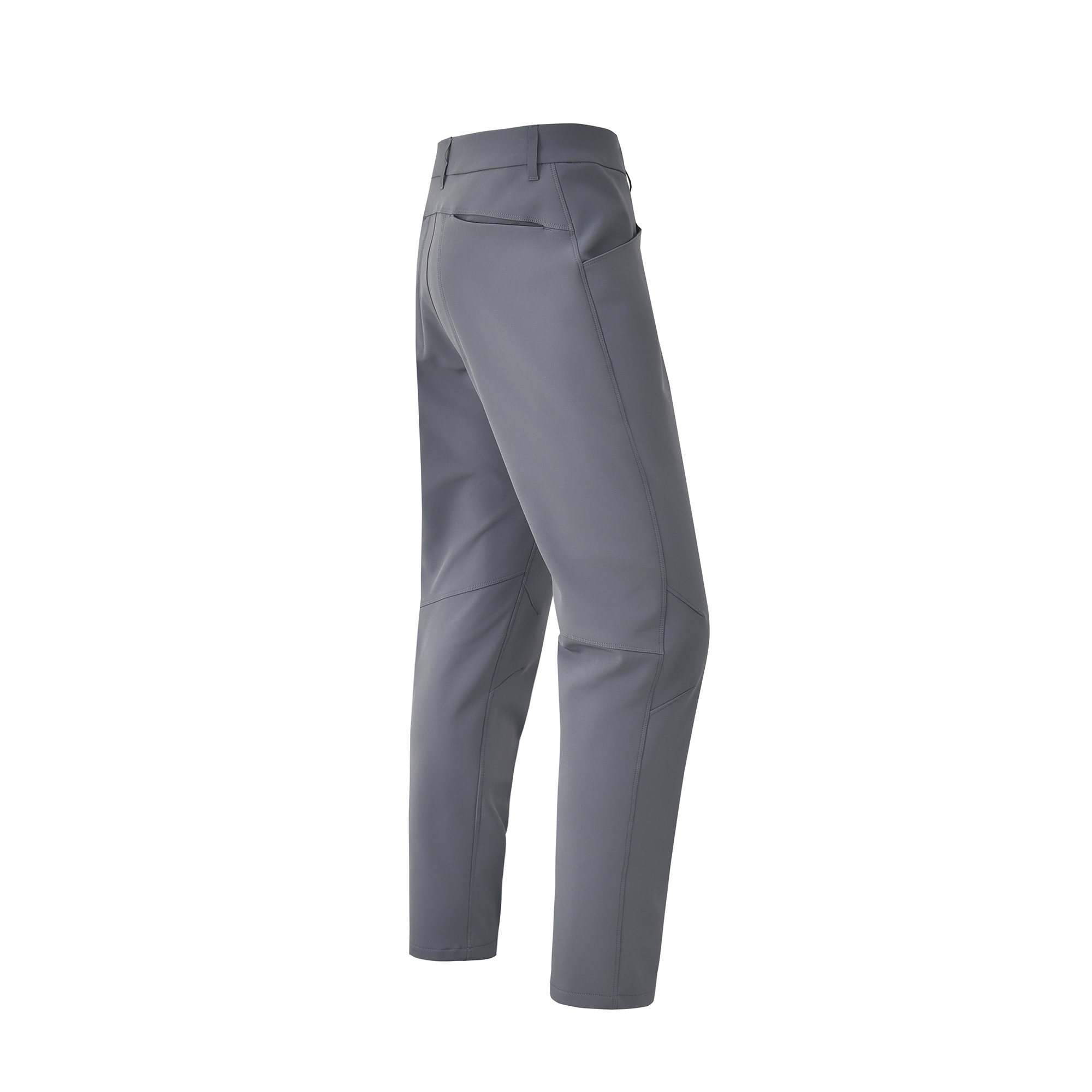 冬款商务V系男士商务休闲软壳裤加厚防风防泼水通勤软壳西裤