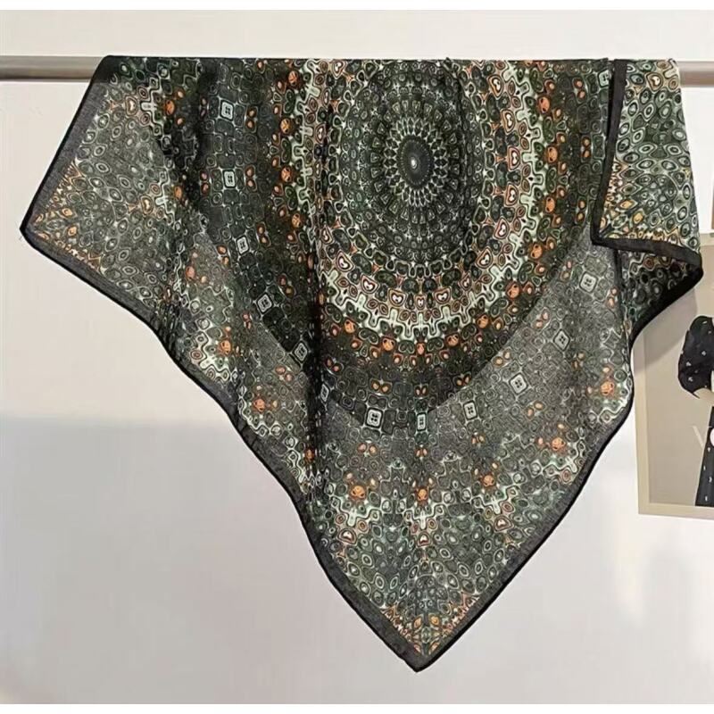 （352）高档丝巾围巾女士披肩新款素雅百搭防晒优雅气质