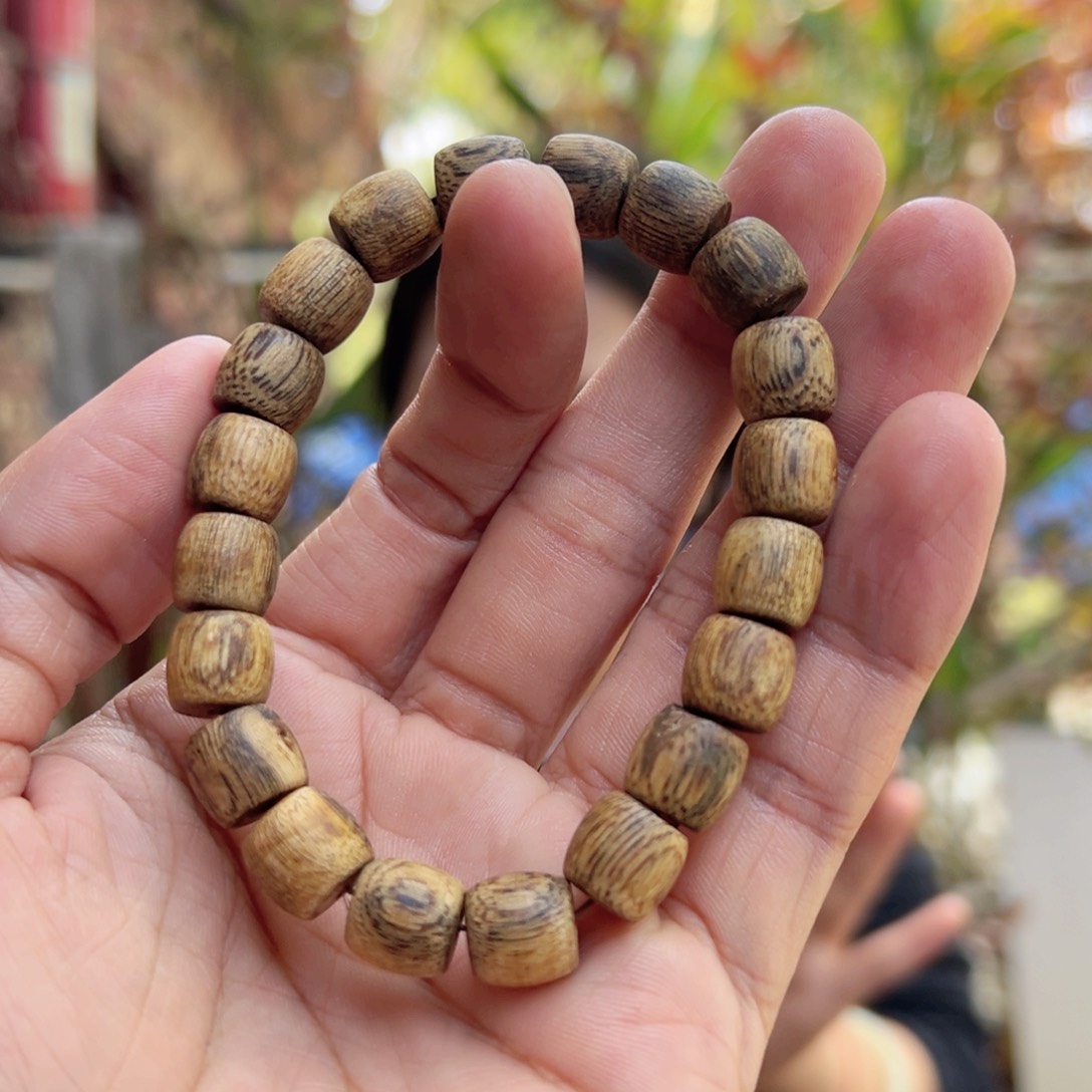 手串沉香奇楠沉香金沙叶手串发货一条卡1.0/8