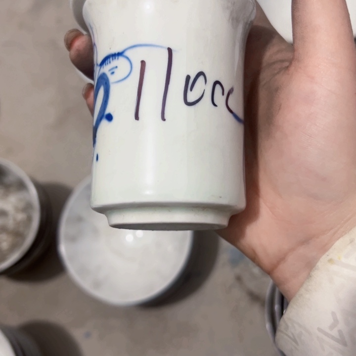 景德镇陶瓷高温瓷手绘画片随机