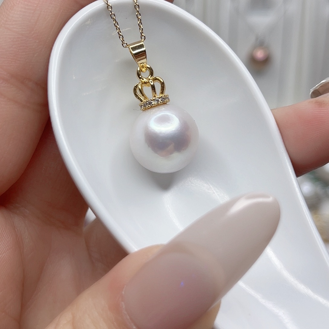 淡水珍珠未镶嵌吊坠(赠链)