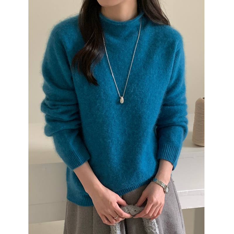 /DANDAN/ 云感~ 一线成衣100羊毛拉绒工艺毛衣~