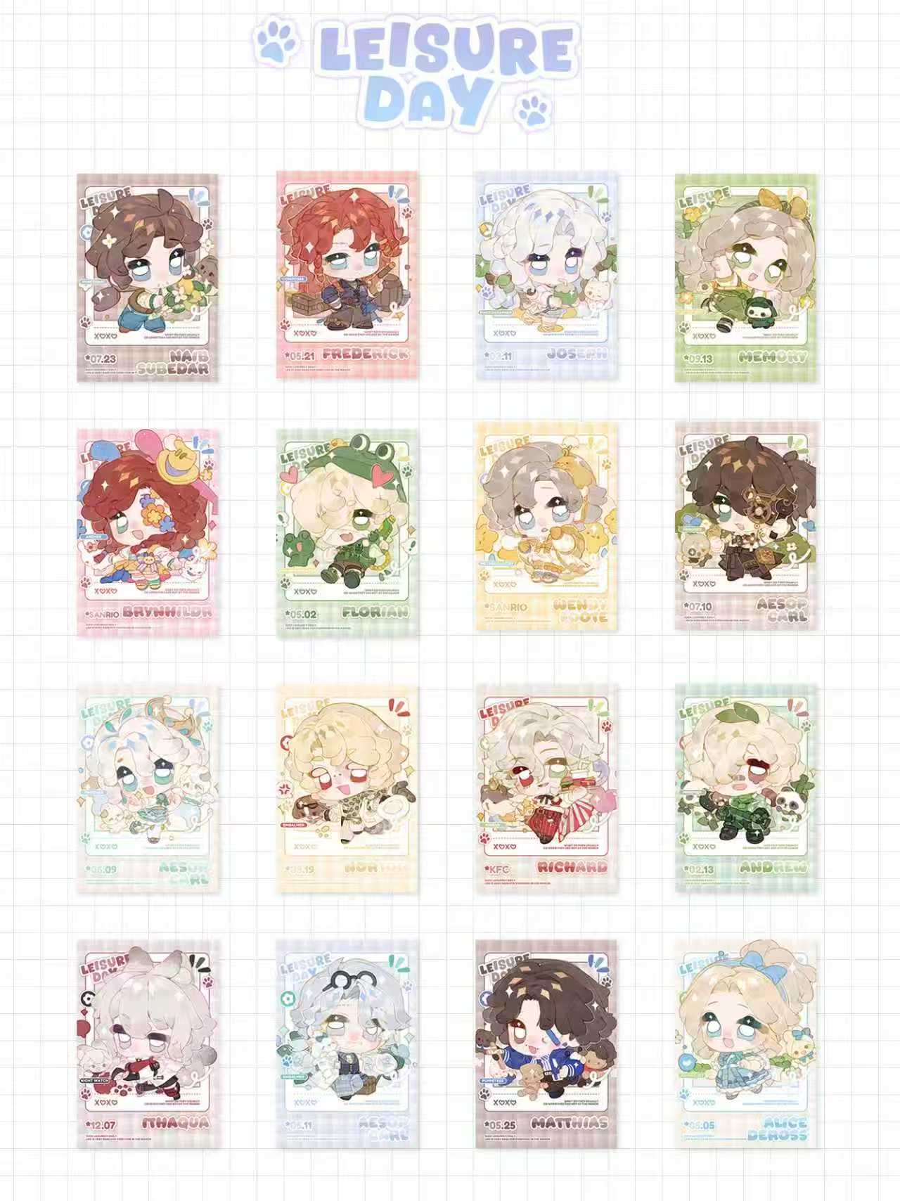 [罐头吧唧]  同人授权 第五罐头拍立得/吧唧 盲盒代拆