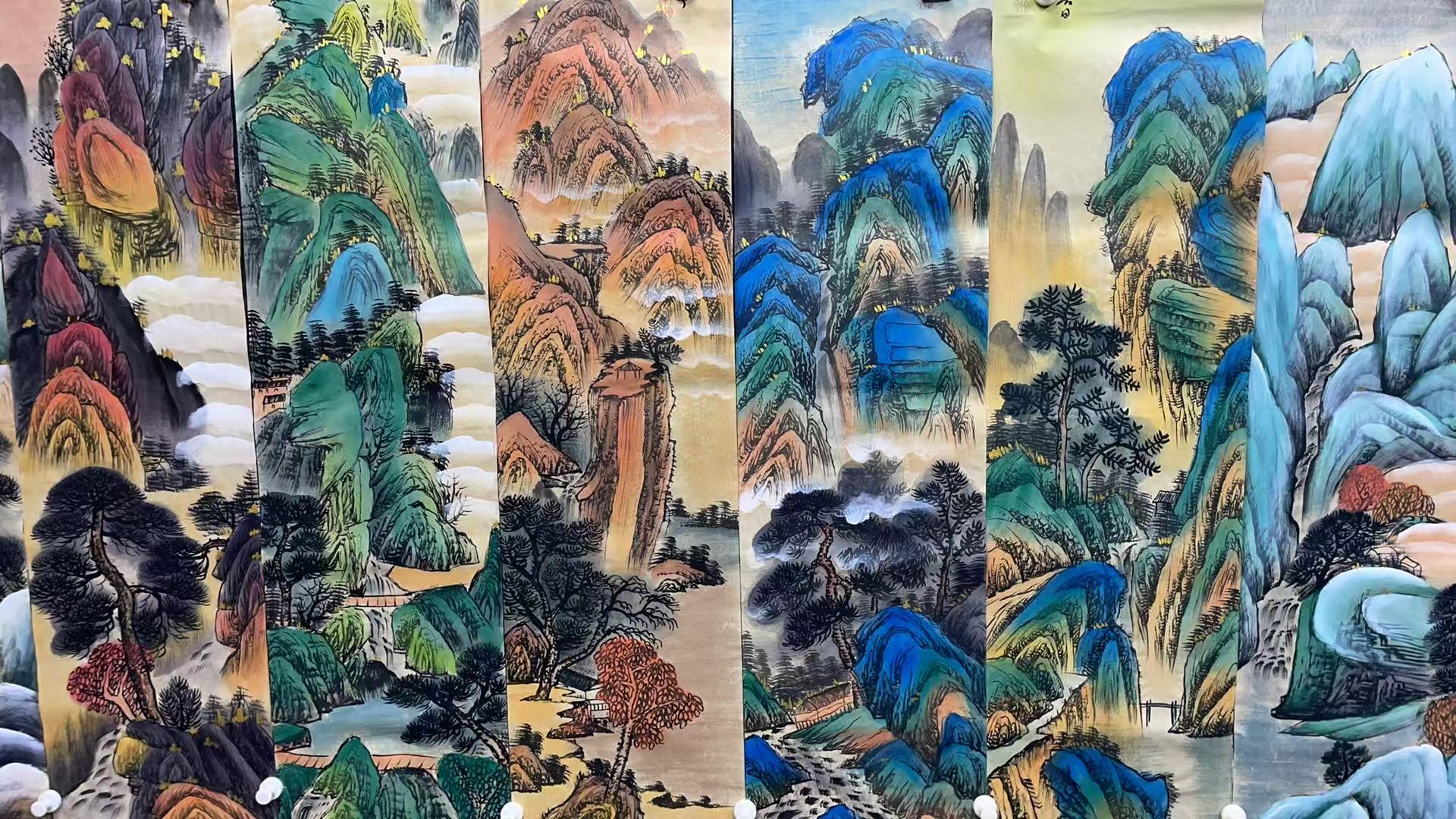 【四季】精品八条屏装饰画通用链接