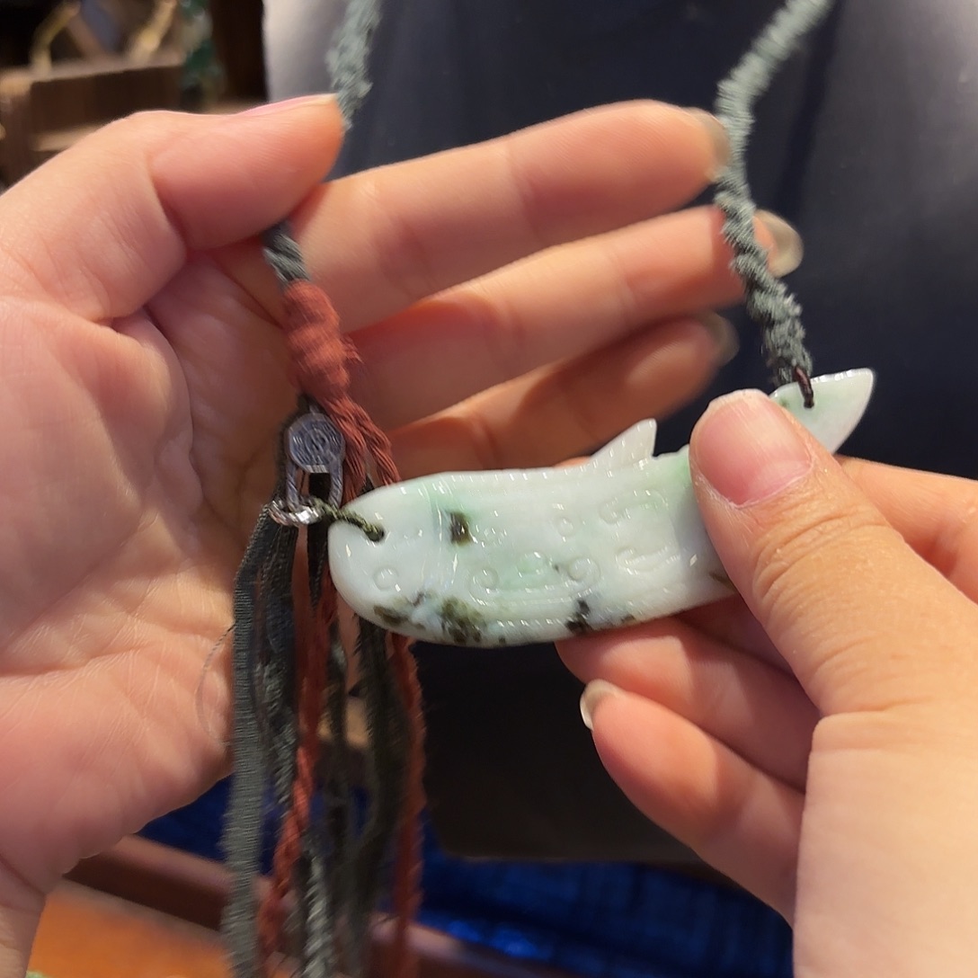 翡翠未镶嵌颈饰原创