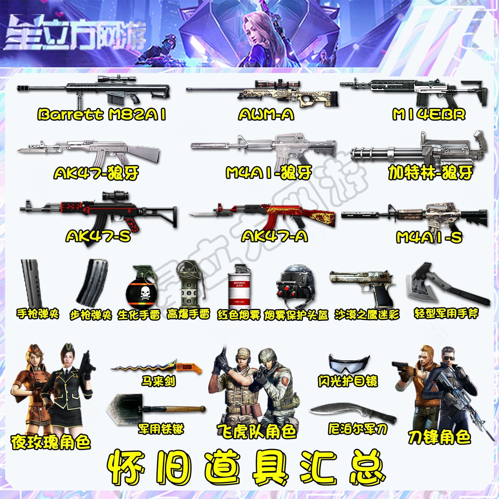 CF穿越火线端游怀旧服武器道具