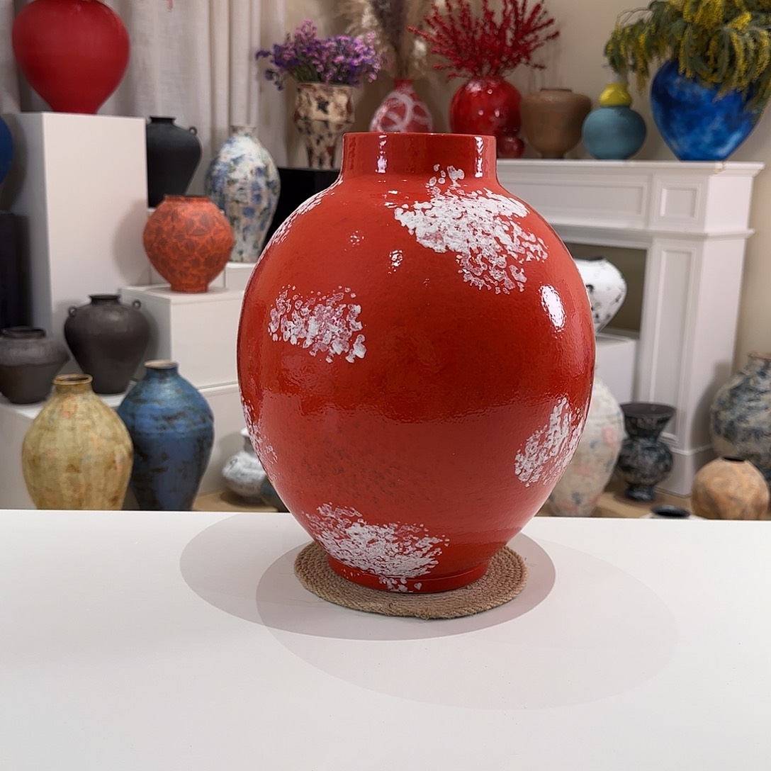 摆件景德镇手工花瓶