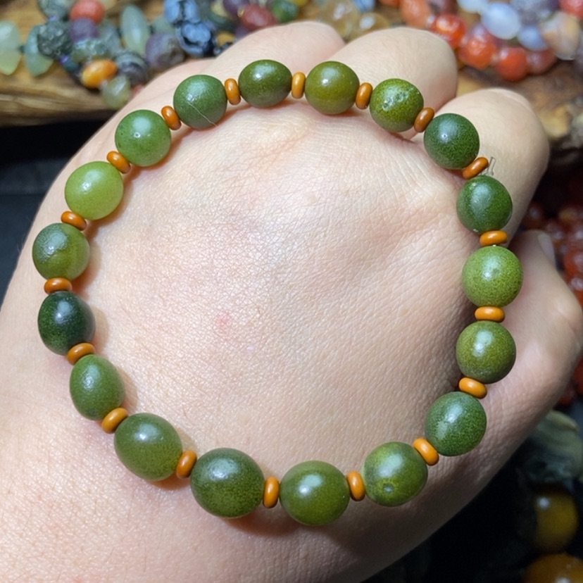 【闪购商品】石材小*豆苹果绿