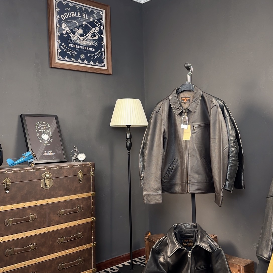 道***趣牛皮天神1930深棕4XL