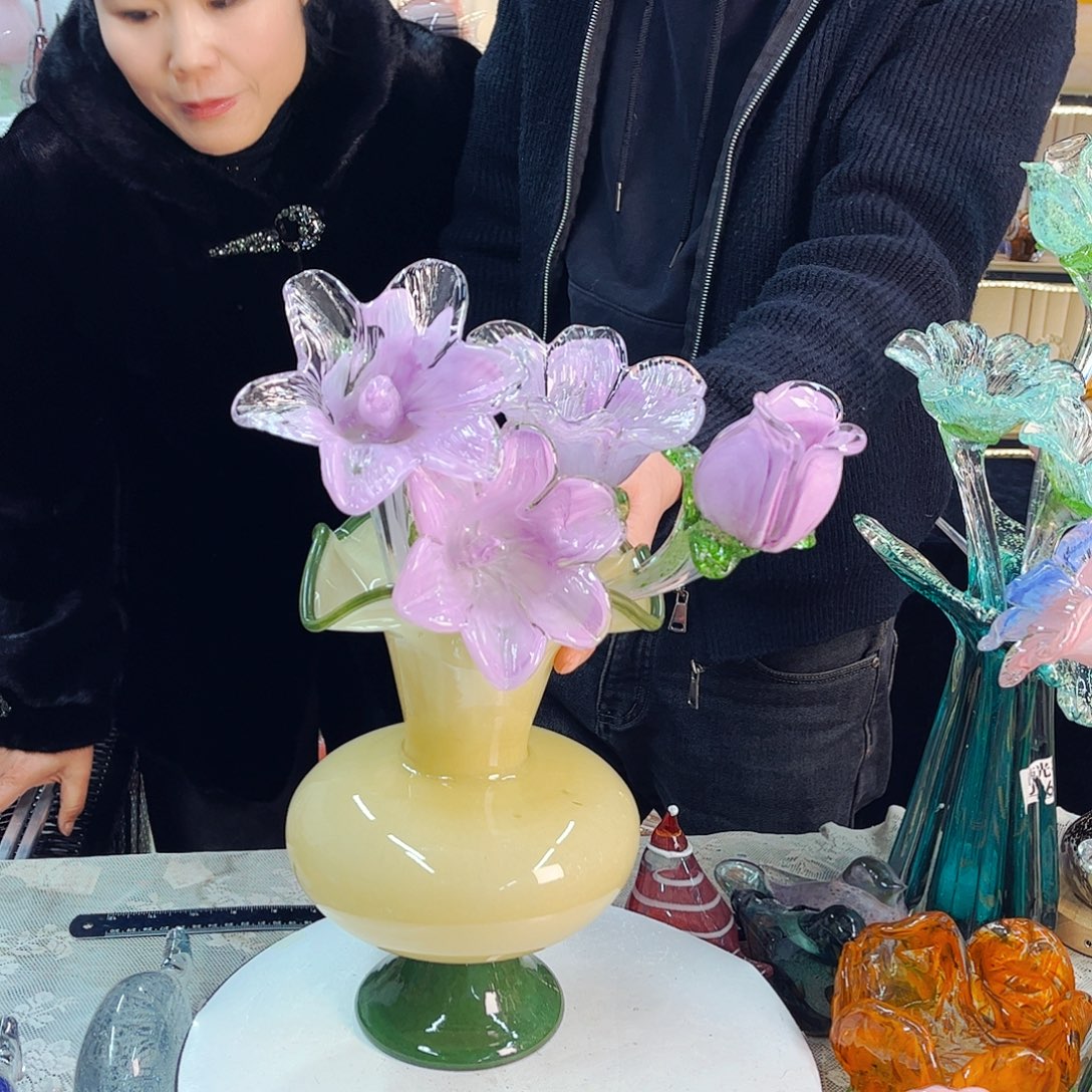 4花1瓶新年福利琉璃品