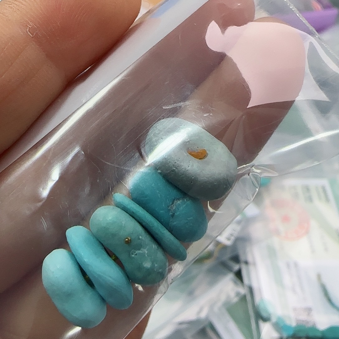 绿松石珠宝半成品未镶嵌