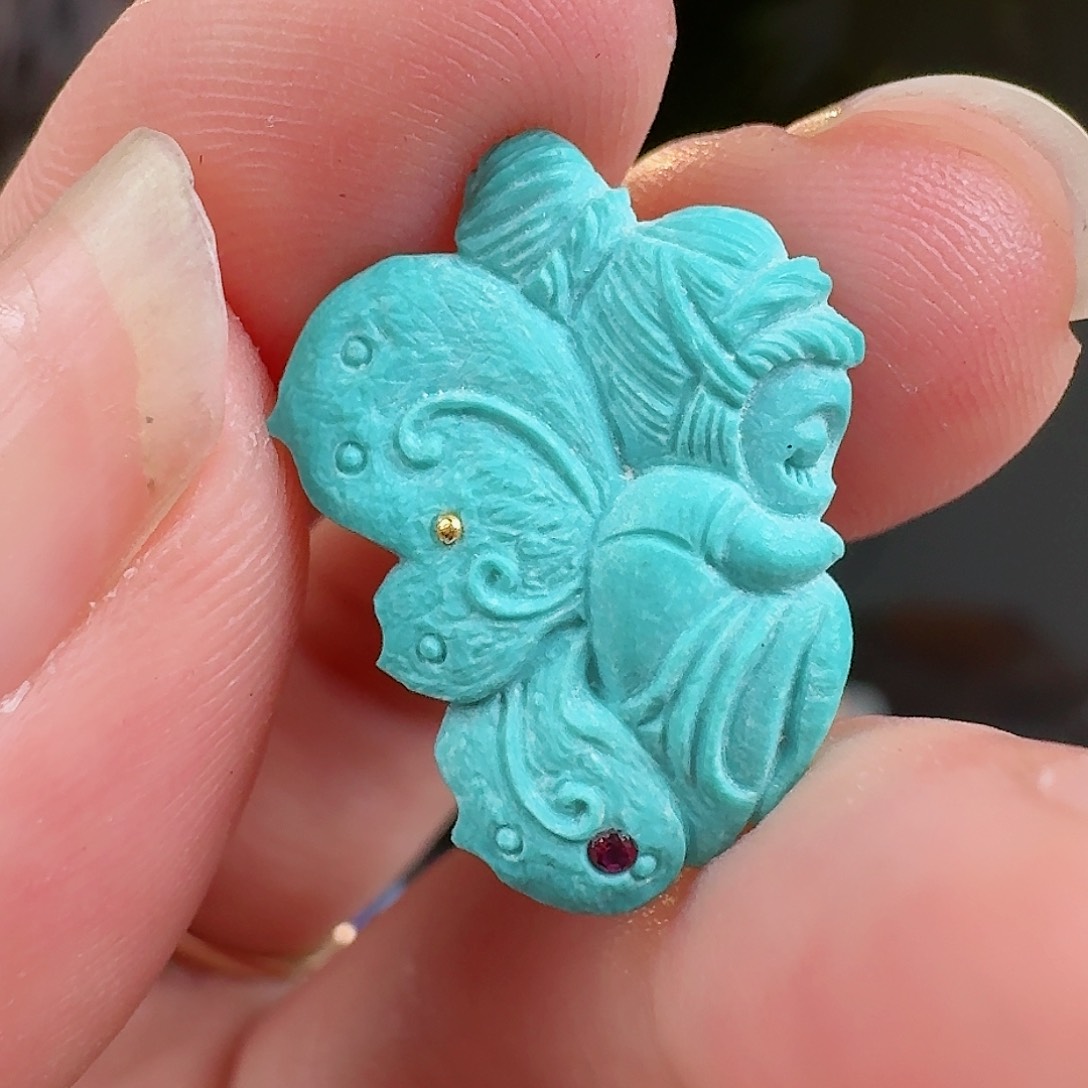 绿松石珠宝奇石未镶嵌