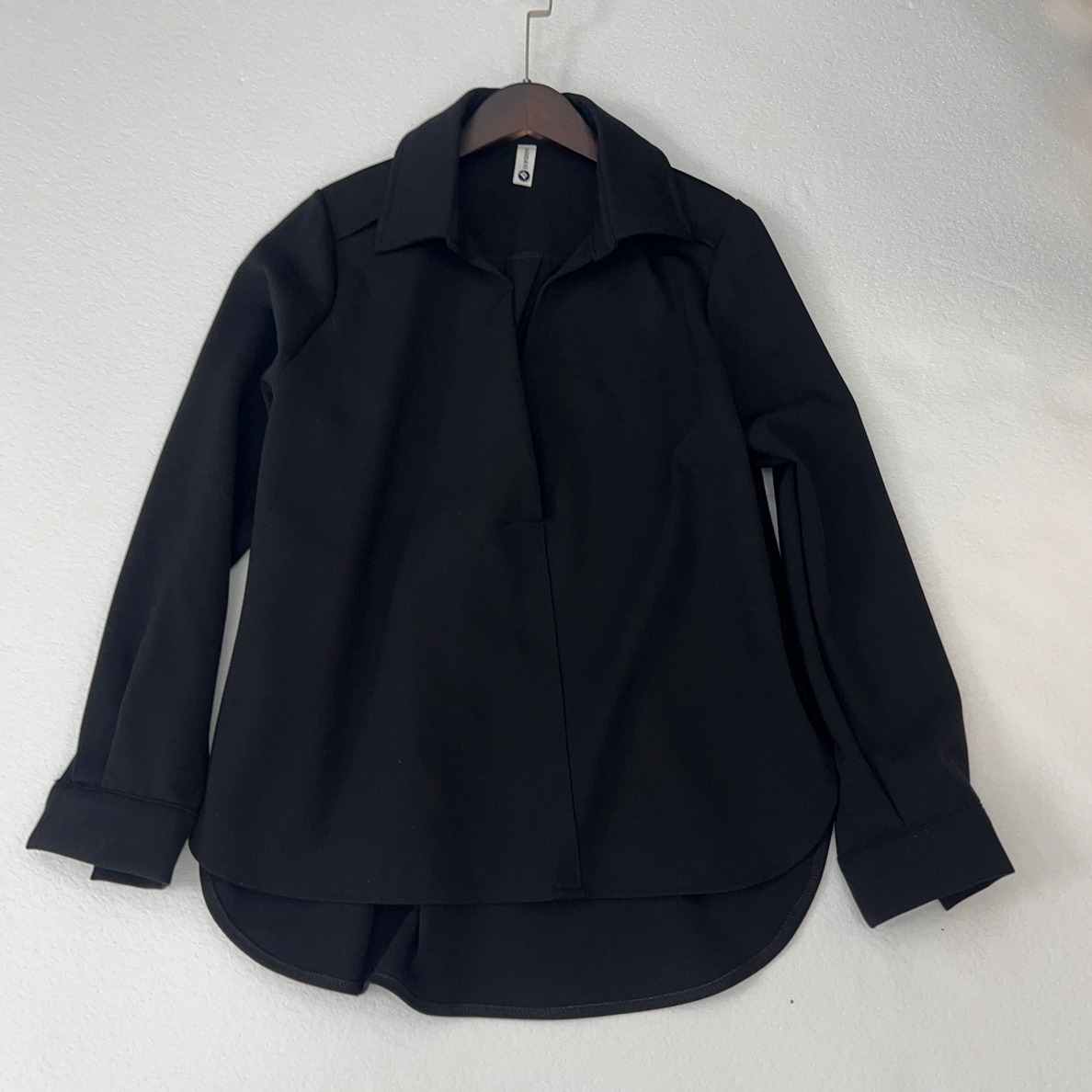 秋冬新款厚款衬衫版显瘦上衣