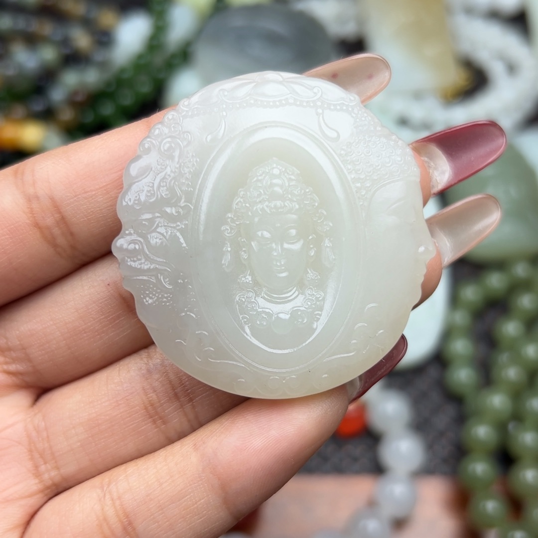 和田玉吊坠未镶嵌