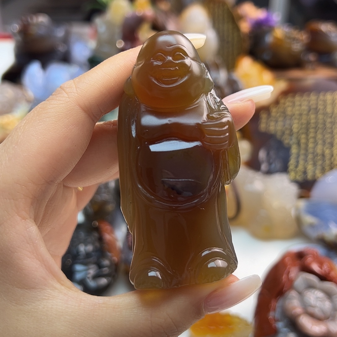 喵***妈玛瑙/玉髓未镶嵌颈饰