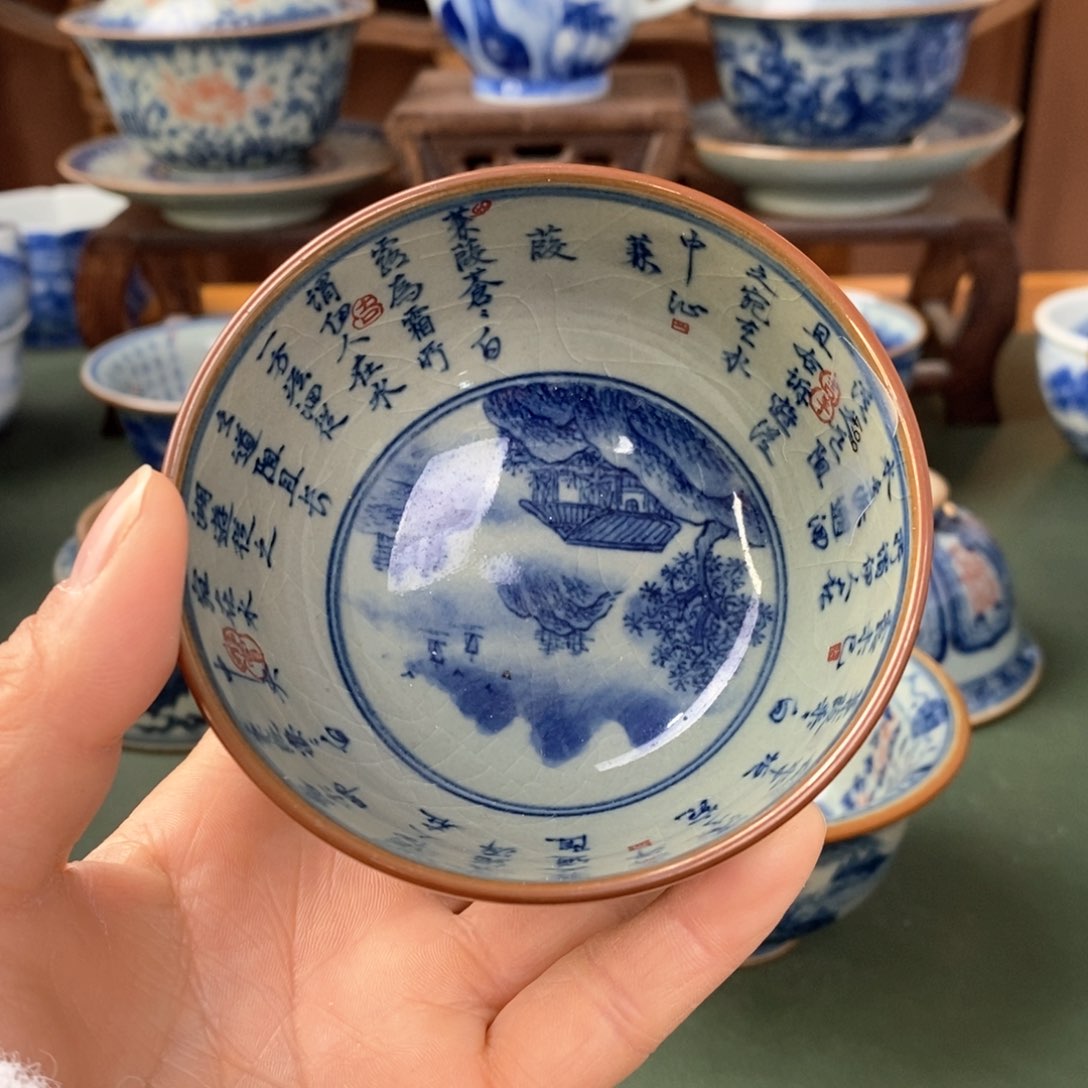 杯景德镇陶瓷手工手绘