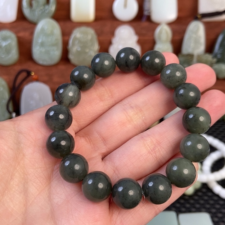 和田玉未镶嵌手链