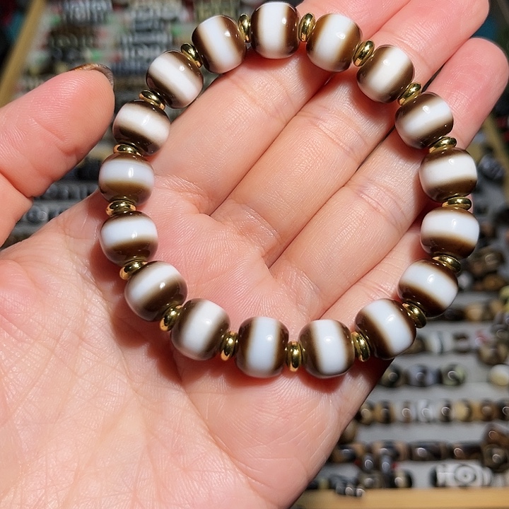 玛瑙/玉髓合金颈饰