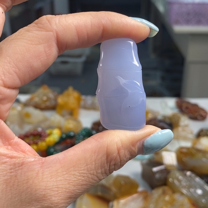 玛瑙/玉髓未镶嵌吊坠(不含链)