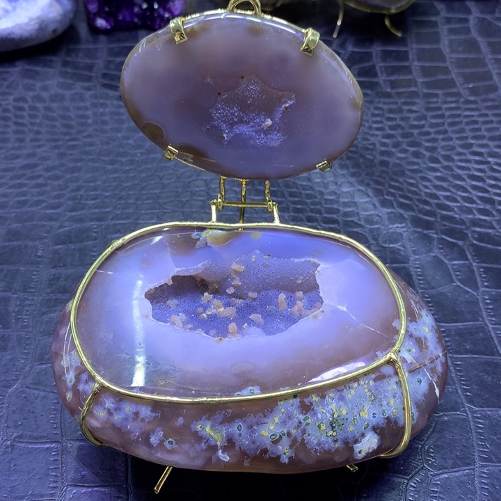 福利奇石盆未镶嵌水晶