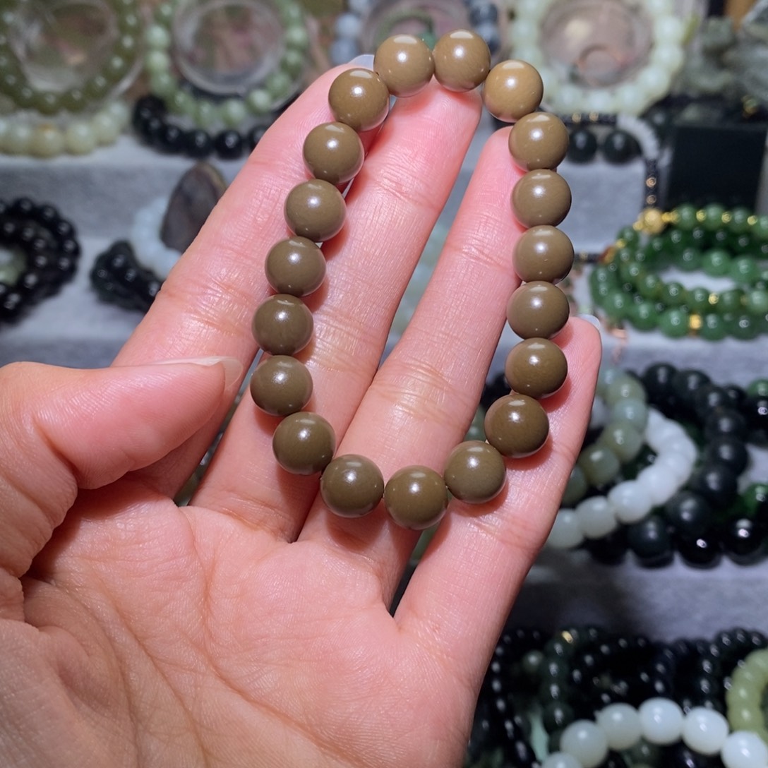 和田玉未镶嵌手链