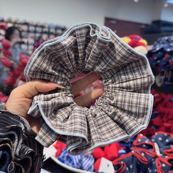 非金属布艺灰色格子四层