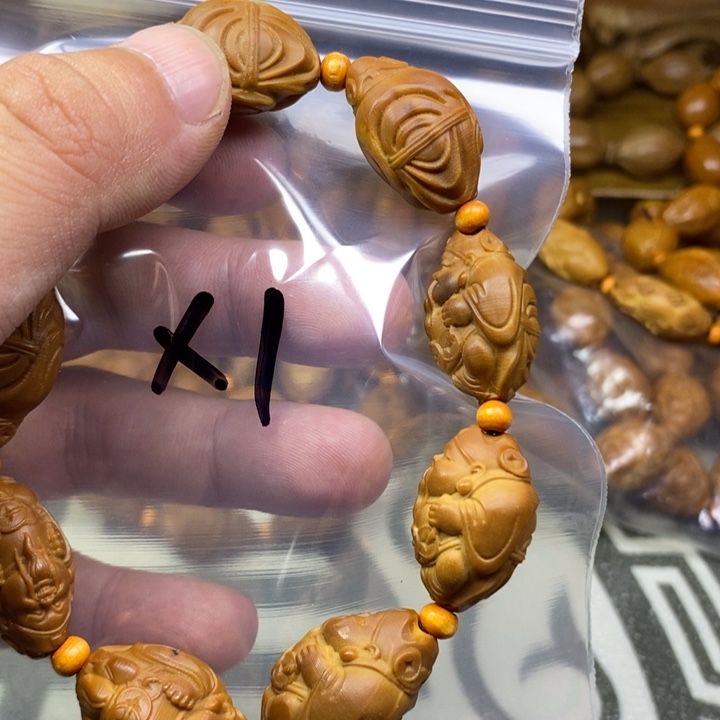 橄榄核手串/手链橄榄核雕工艺手串