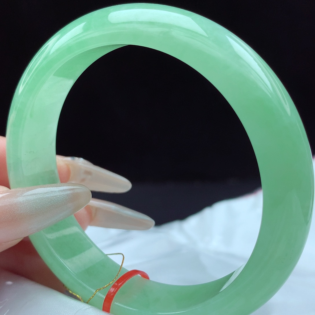 未镶嵌手镯翡翠1*宝58圈907宽版