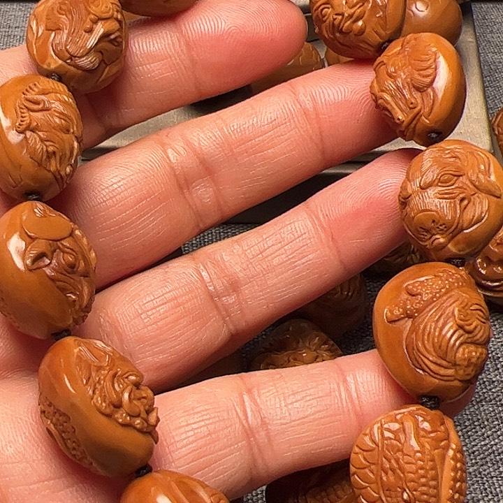 橄榄核手串/手链黑***ㅤ十二生肖橄榄手串