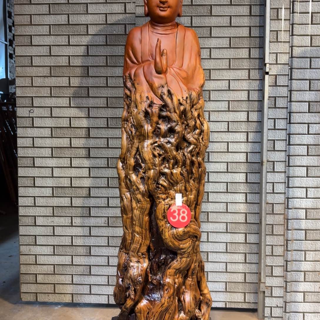 宝***家枣木枣木材质地藏王182  41 39《不上楼不入户》